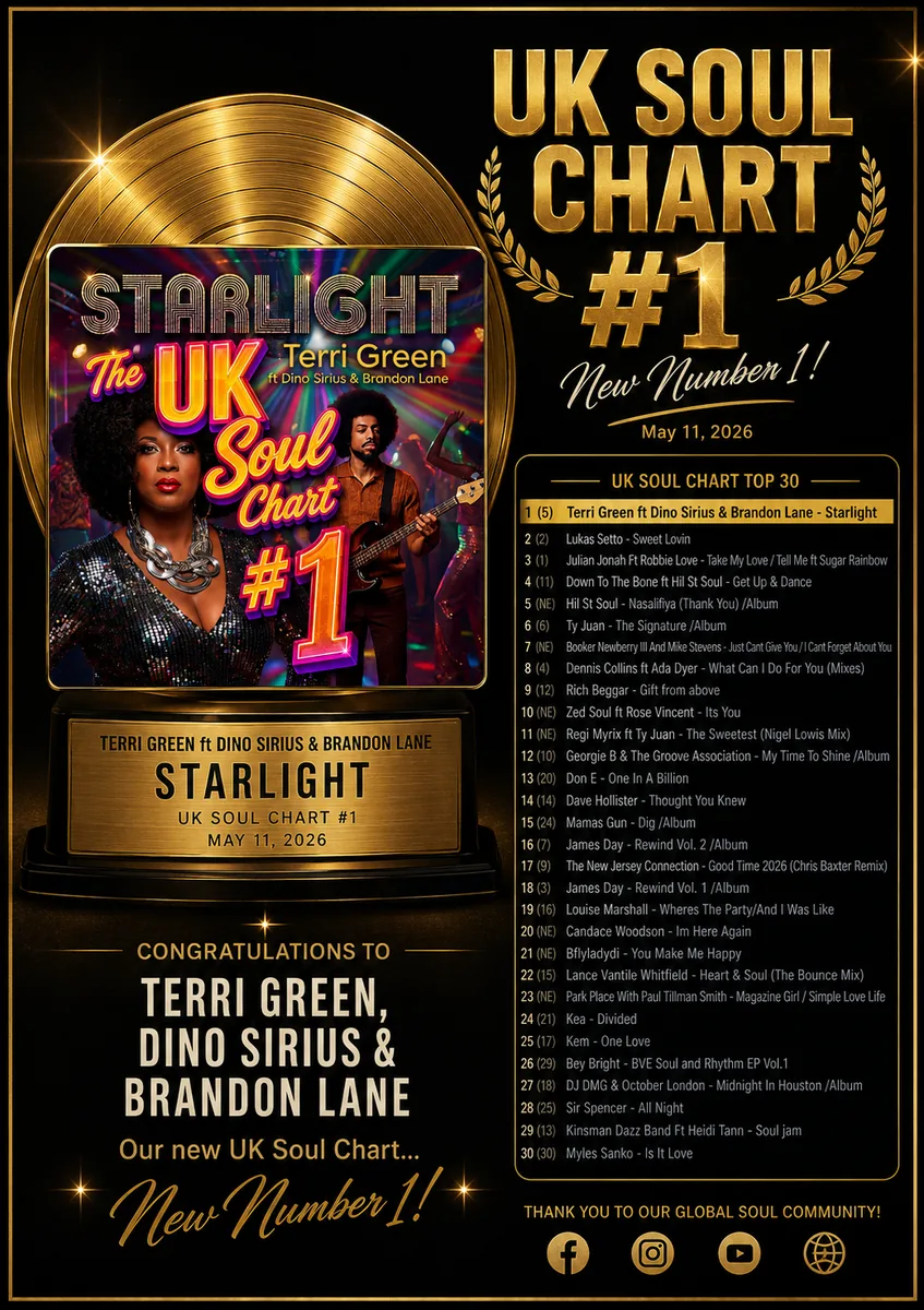 Starlight - #1 UK Soul Chart